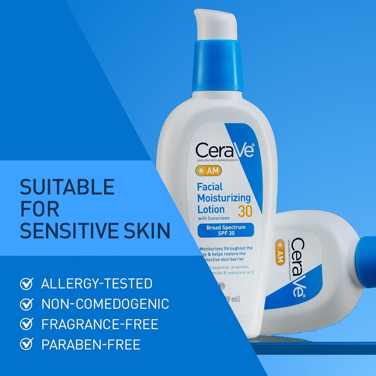 CeraVe AM Facial Moisturizing Lotion AM SPF 30