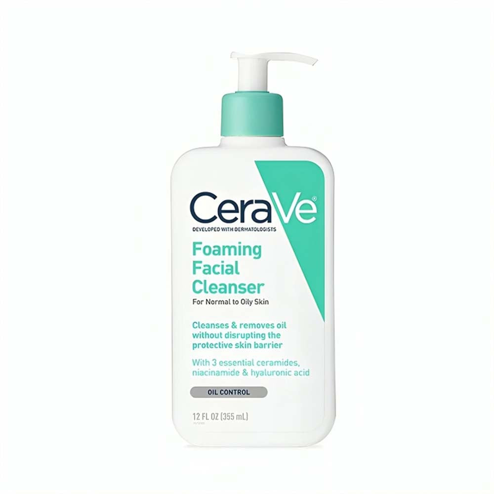 CeraVe Foaming Facial Cleanser For Normal to Oily