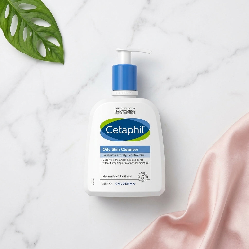Cetaphil Oily Skin Cleanser Combination to Oily, Sensitive Skin