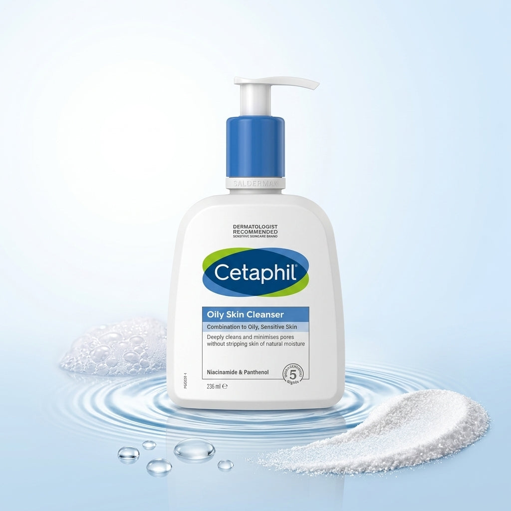 Cetaphil Oily Skin Cleanser Combination to Oily, Sensitive Skin