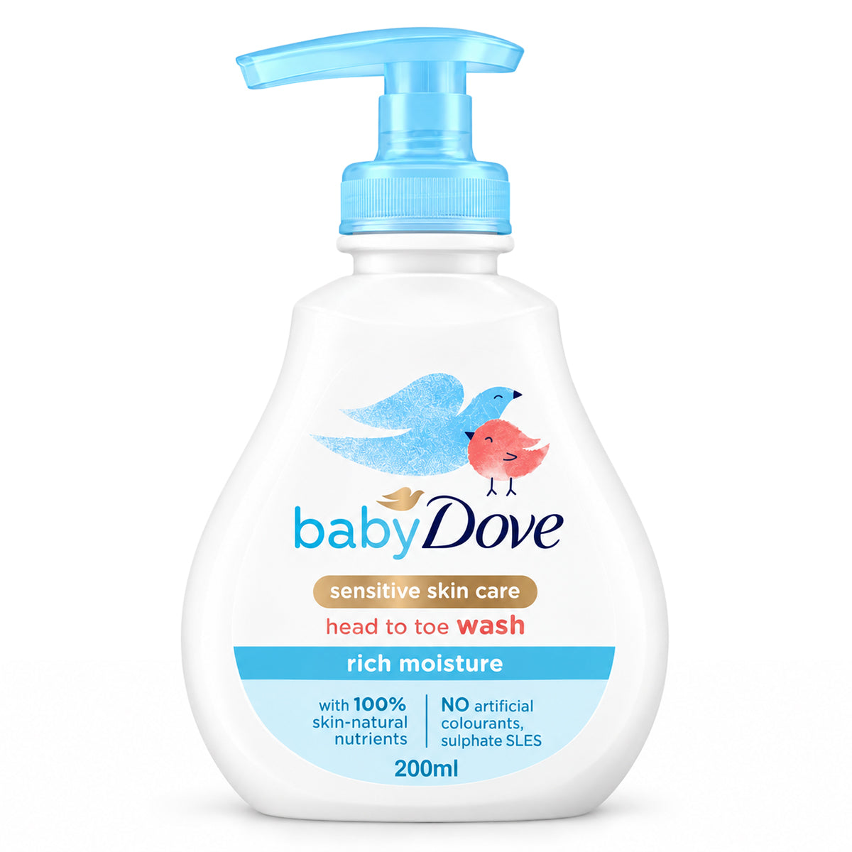 Dove Baby Sensitive Skin Care With Rich Moisture Head to Toe Wash