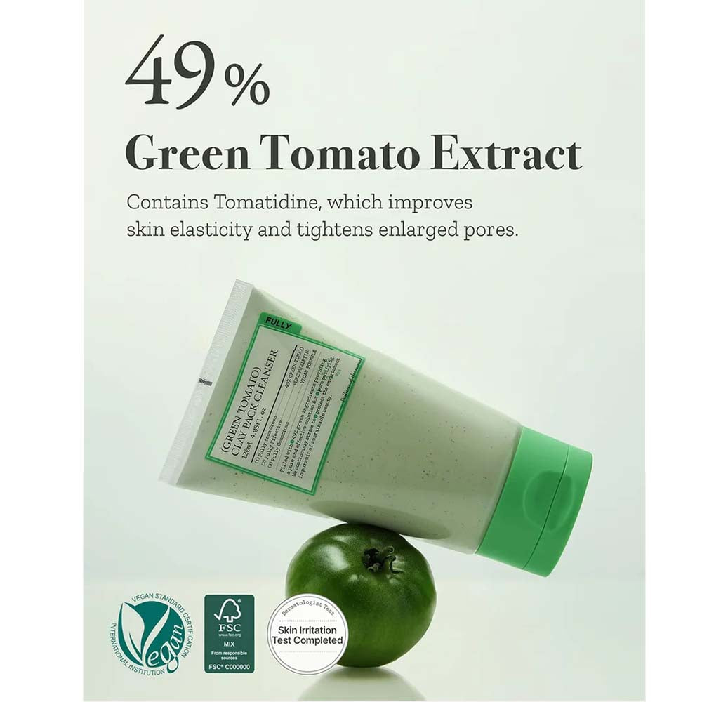 FULLY Green Tomato Clay Pack Cleanser