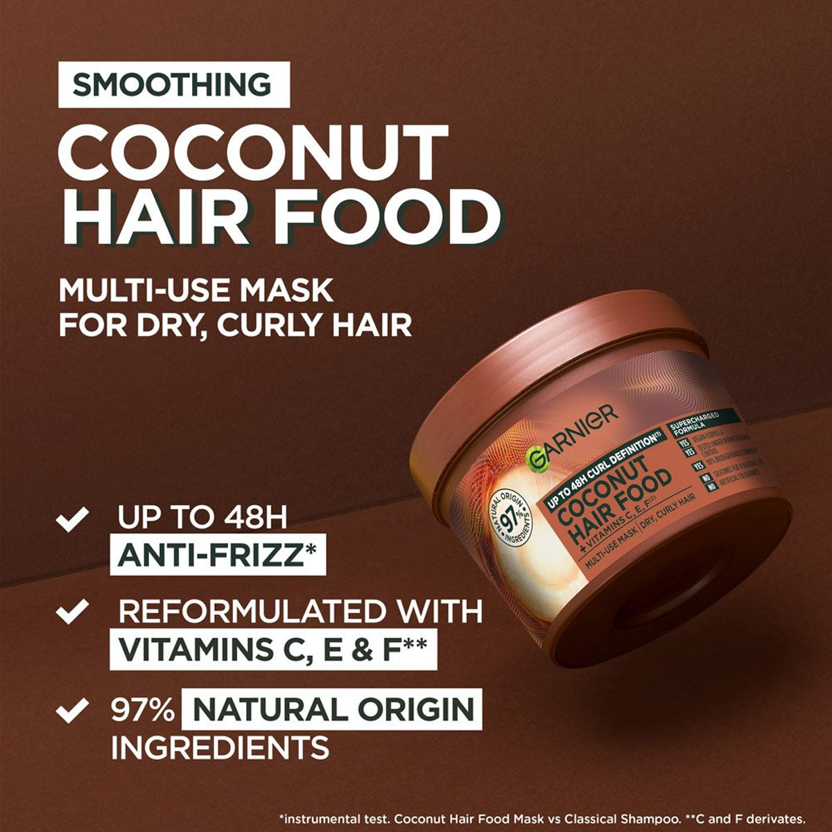 Garnier Ultimate Blends Coconut Hair Food 3-In-1 Hair Treatment
