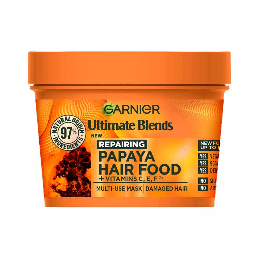 Garnier Ultimate Blends Hair Food Papaya 3-In-1 Dry Hair Mask Treatment