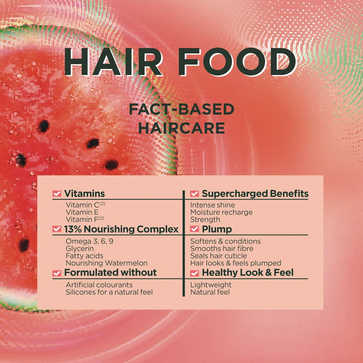 Garnier Ultimate Blends Watermelon Hair Food 3-In-1 Hair Treatment