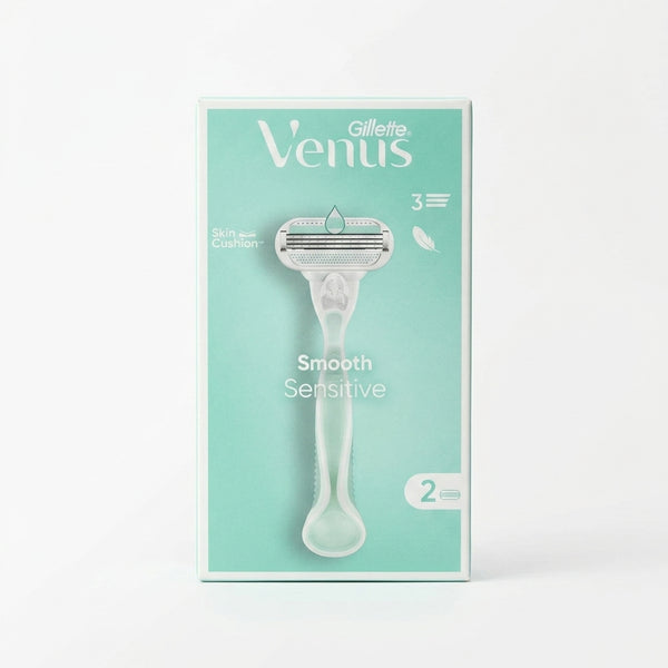 Gillette Venus Smooth Sensitive Women's Razor with 2 Razor Blades