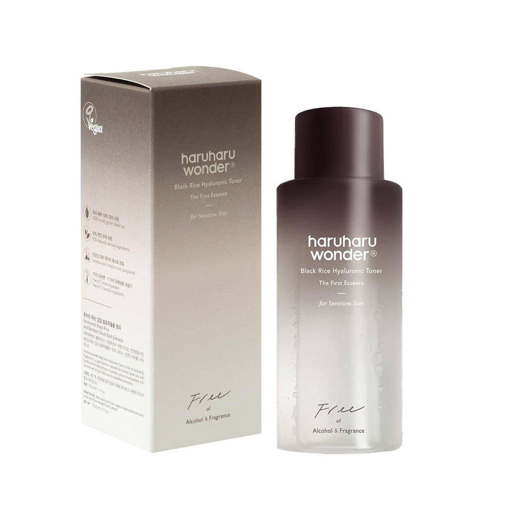 Haruharu Wonder Black Rice Hyaluronic Toner for Sensitive Skin