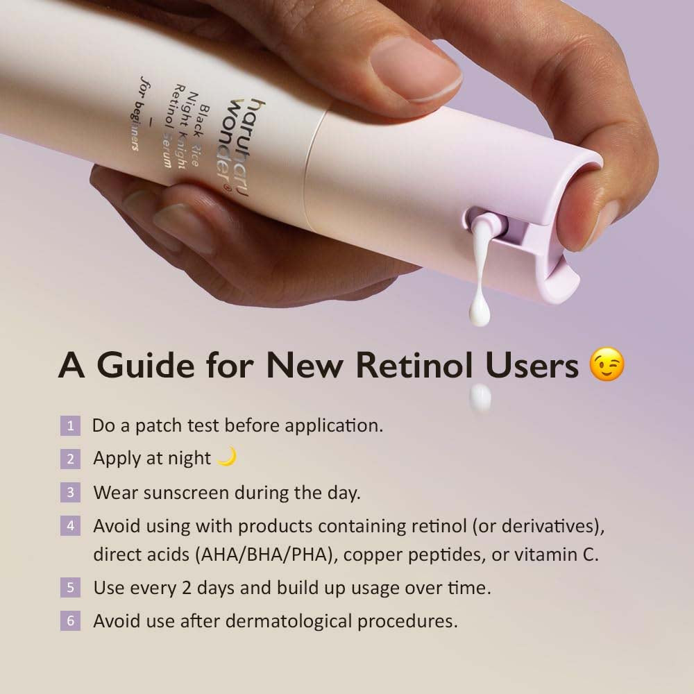 Haruharu Wonder Black Rice Night Knight Retinol Serum