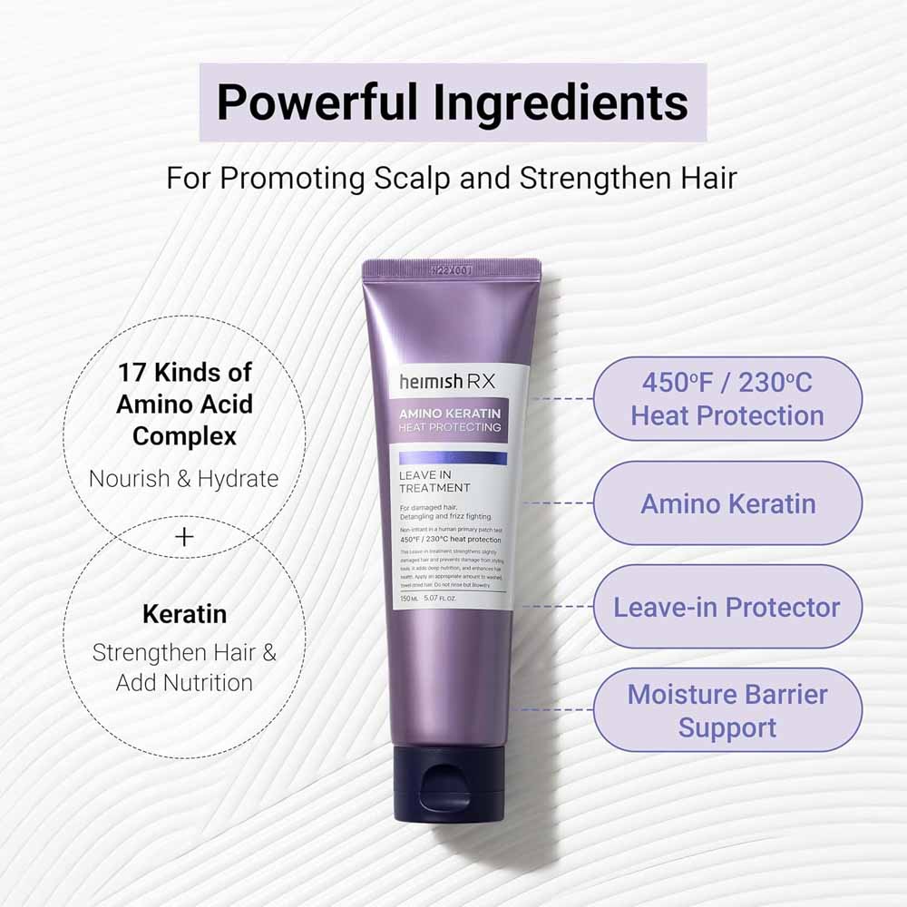 Heimish RX AMINO KERATIN HEAT PROTECTING LEAVE IN TREATMENT