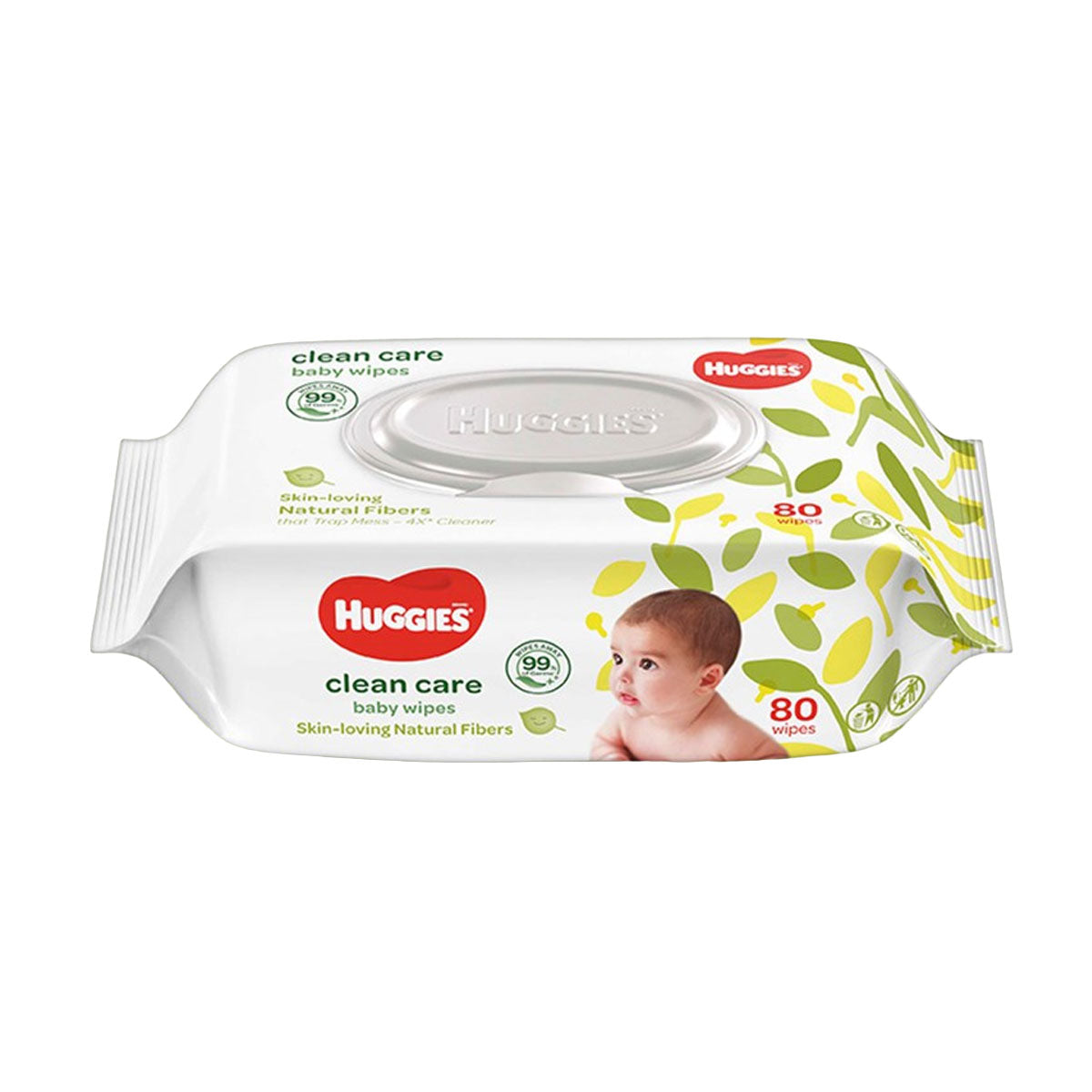 Huggies Clean Care Baby Wipes 80pcs
