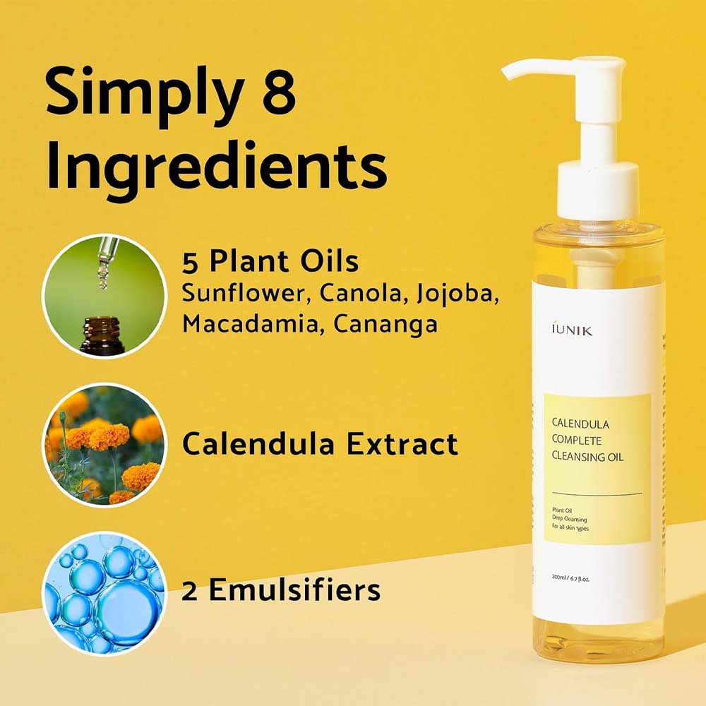 [iUNIK] Calendula Complete Cleansing Oil