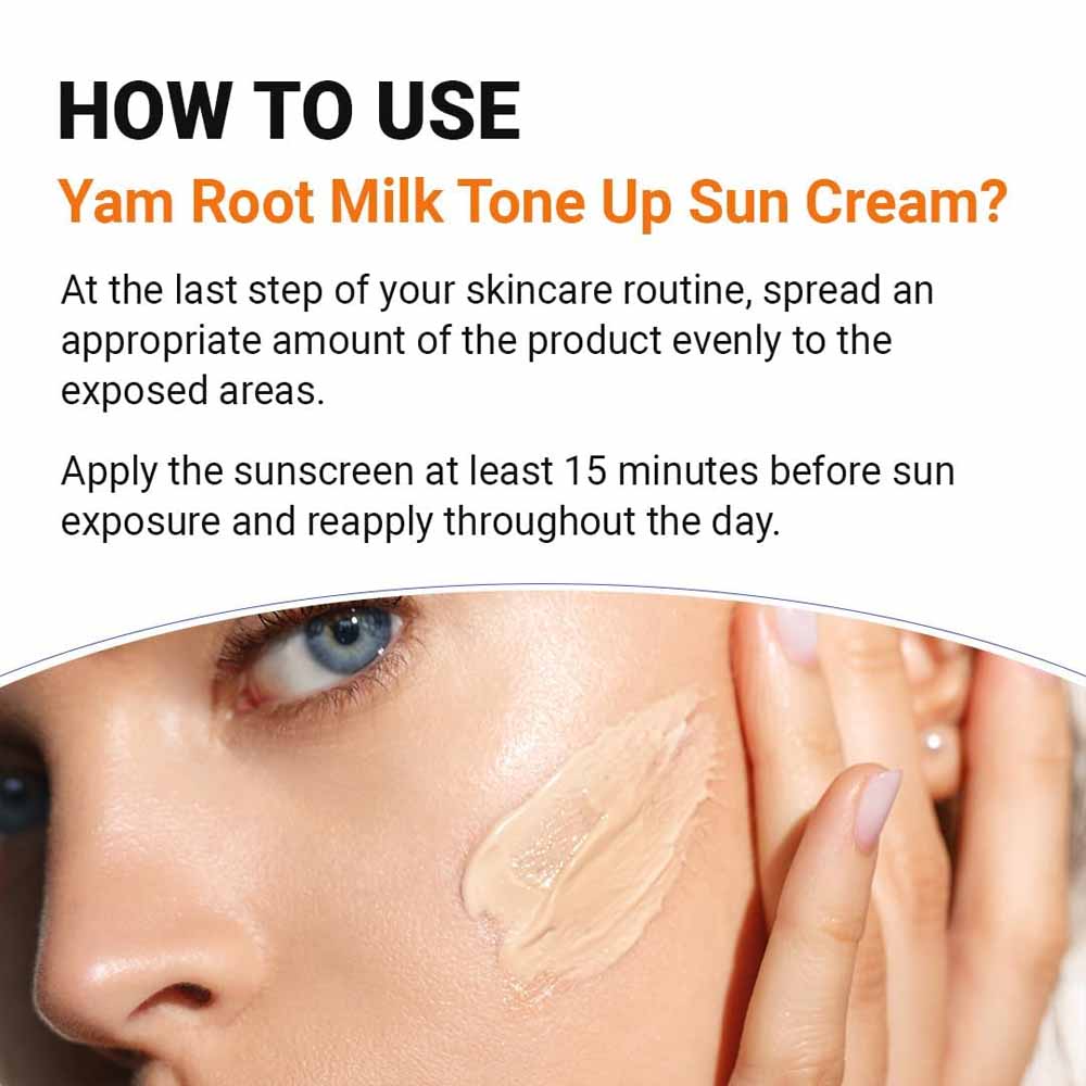 Isntree Yam Root Milk Tone Up Sun Cream