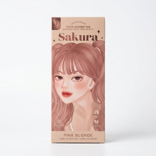 Kota Color Cream Hair Color Organic-Sakura (Pink Blonde)