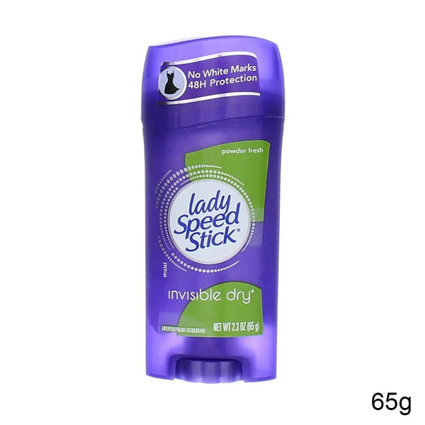 Lady Speed Stick Invisible Dry Anti Perspirant Deodorant 65g USA (Powder Fresh)