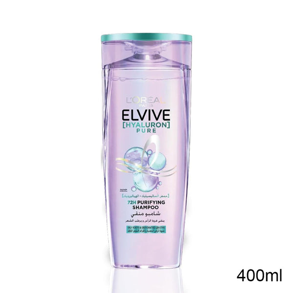L'Oreal Paris Elvive Hyaluron Pure Purifying Shampoo for Oily Hair