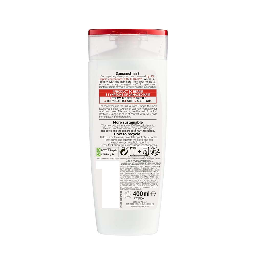 L'Oreal Paris Elvive Full Restore 5 Shampoo (UK)
