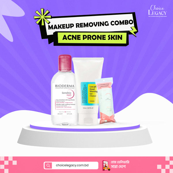 Makeup Removing Combo for Acne Prone Skin