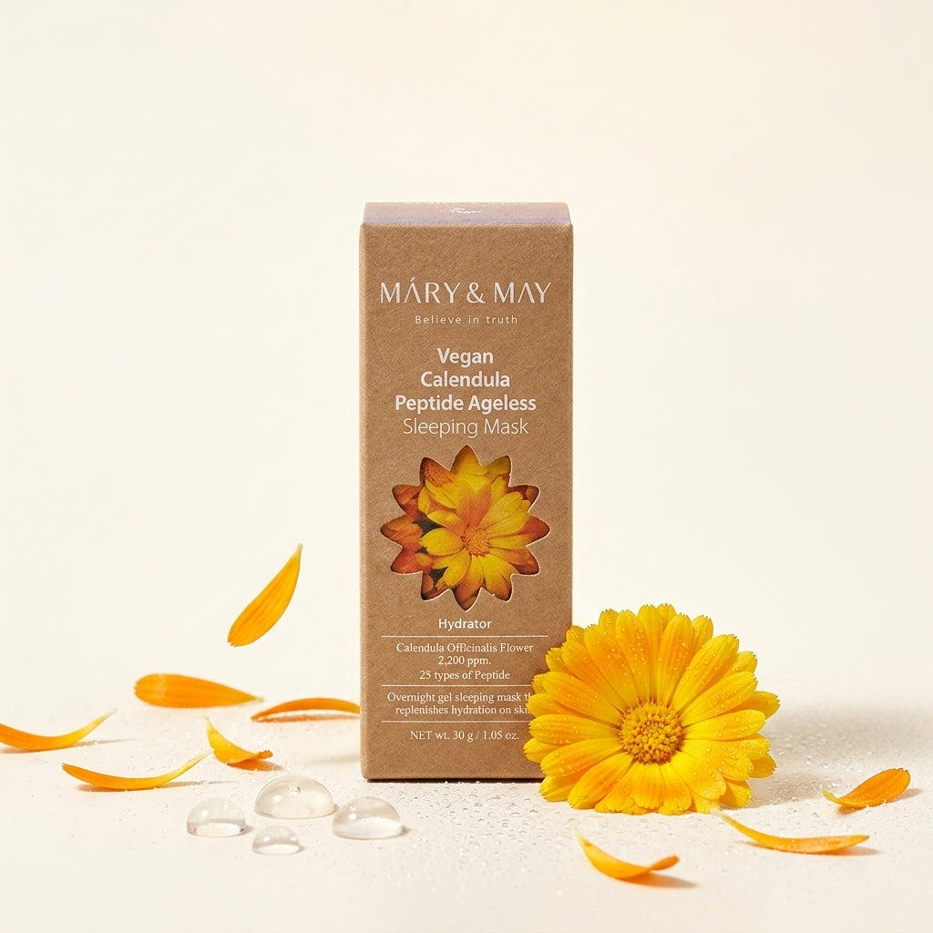 Mary&May Calendula Peptide Ageless Sleeping Mask