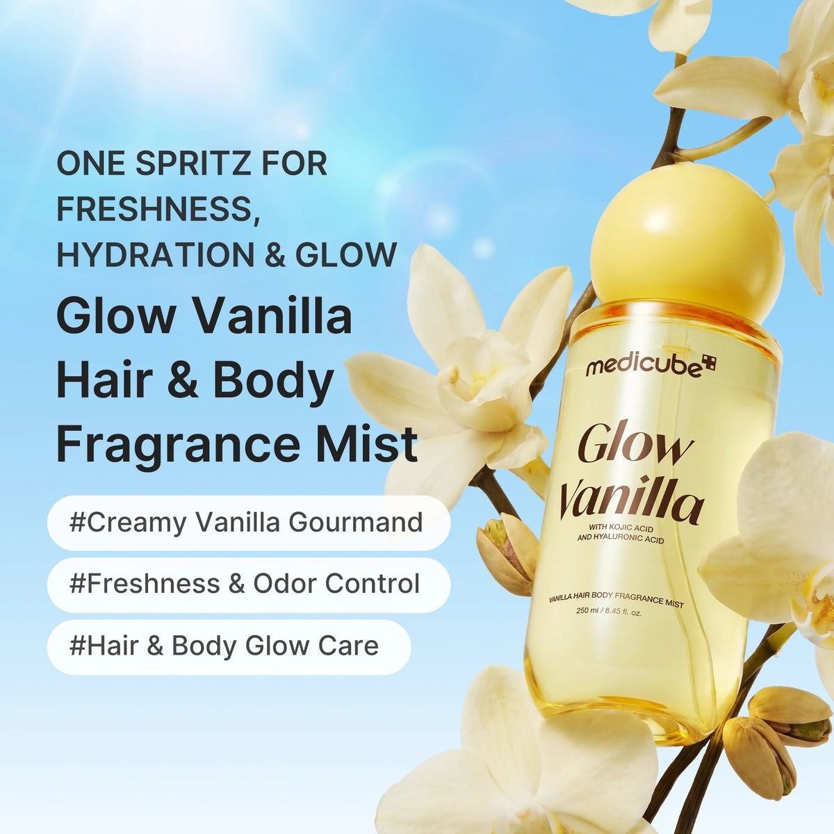 Medicube Glow Vanilla Hair & Body Fragrance  Mist