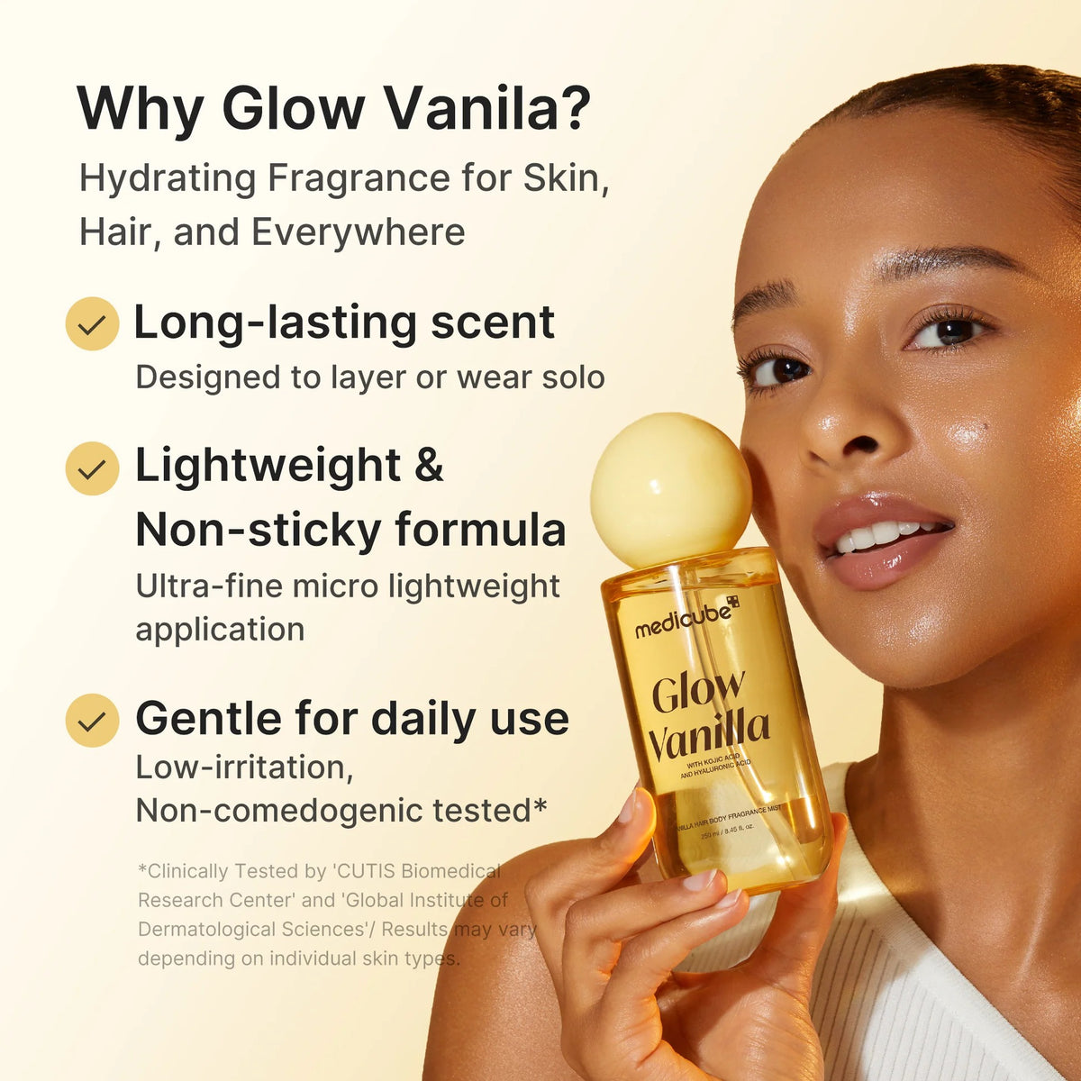 Medicube Glow Vanilla Hair & Body Fragrance  Mist
