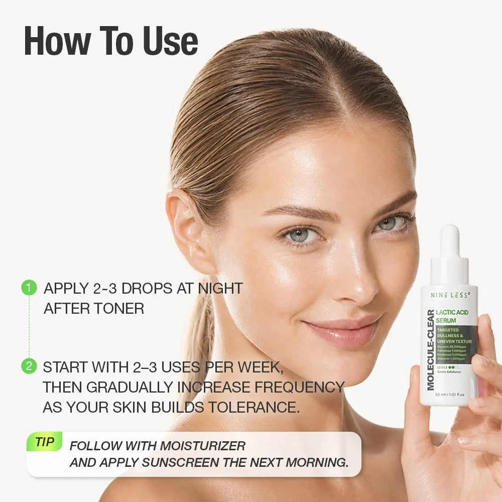 NINELESS Molecule-Clear Lactic Acid Serum