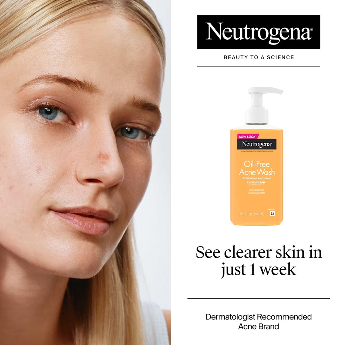 Neutrogena Oil-Free Acne Wash with 2% Salicylic Acid USA