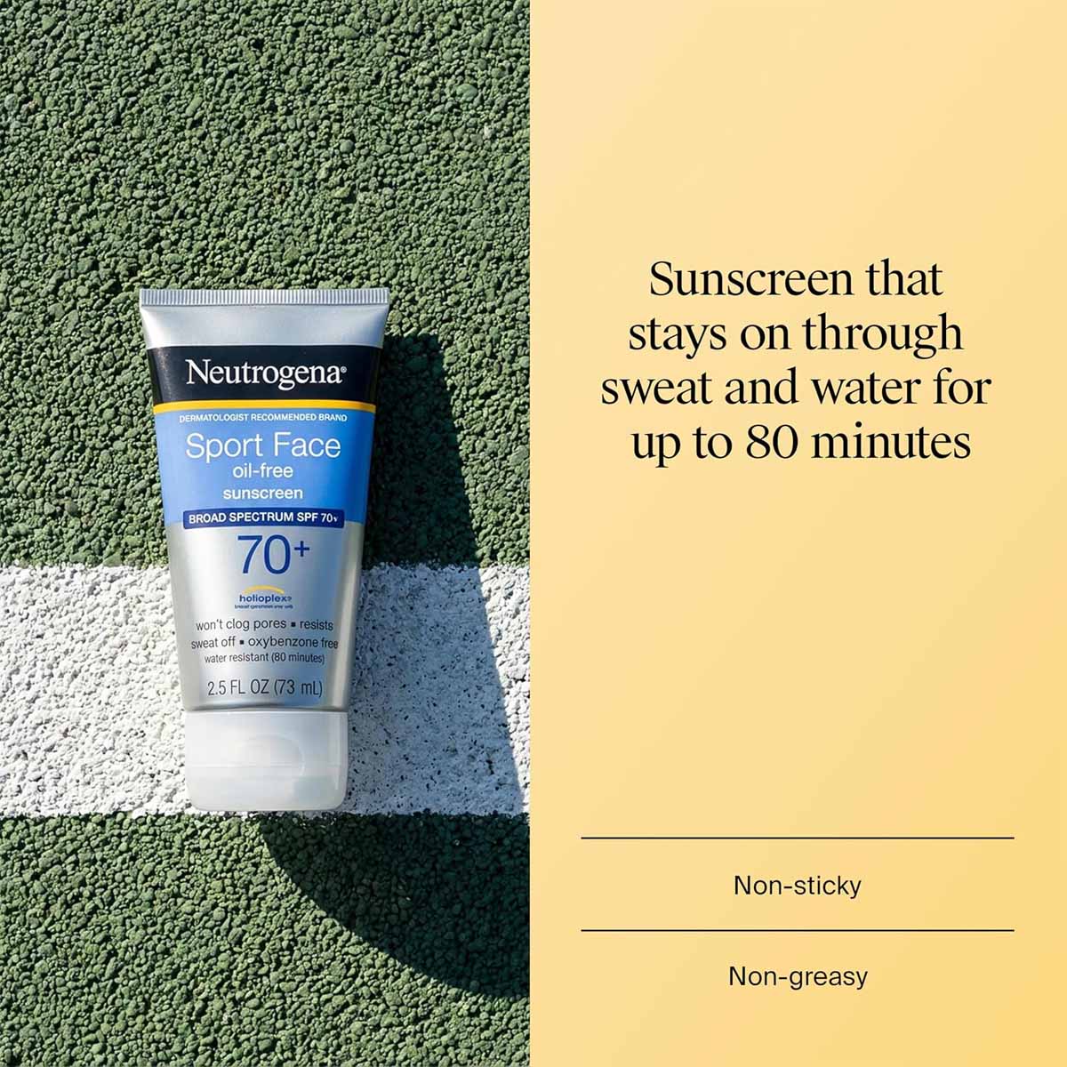 Neutrogena Sport Face Oil-Free Sunscreen SPF 70+