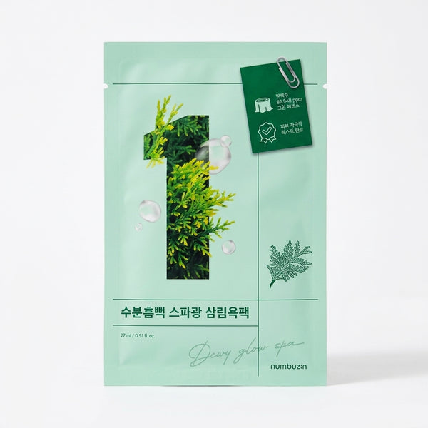 Numbuzin No.1 Dewy Glow Spa Sheet Mask