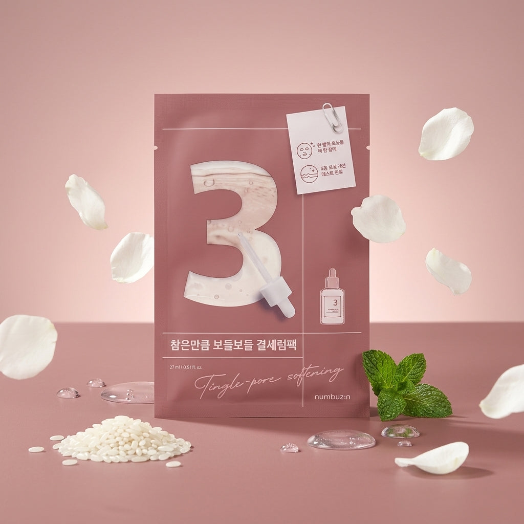 Numbuzin No.3 Tingle-Pore Softening Sheet Mask