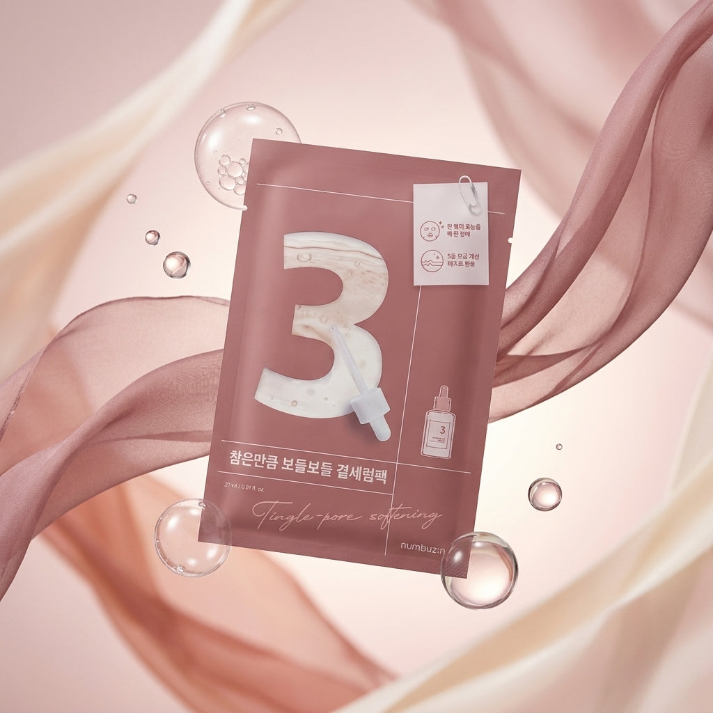 Numbuzin No.3 Tingle-Pore Softening Sheet Mask