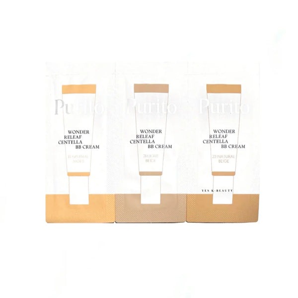 PURITO WONDER RELEAF CENTELLA BB CREAM #13 #21 #23 (SAMPLE)