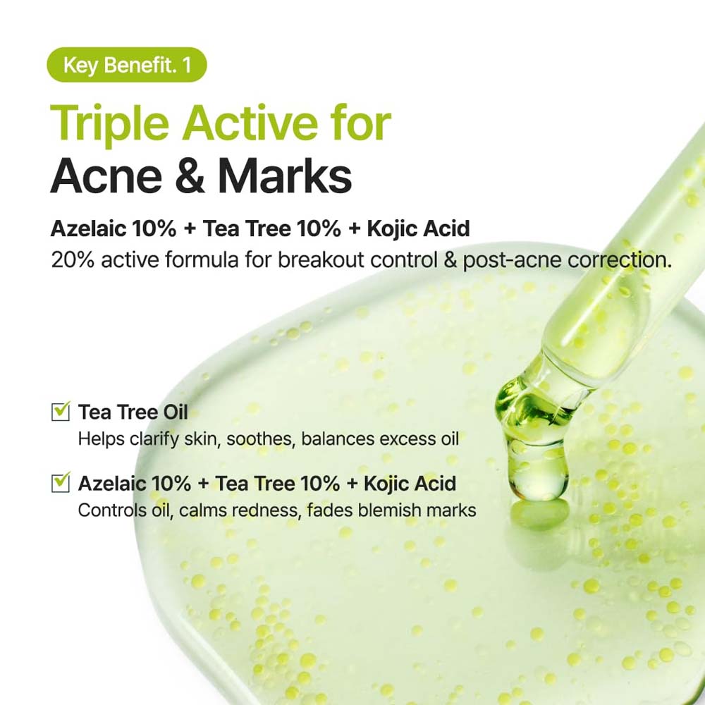 Purito SEOUL - Azelaic Acid 10 Kojic Tea Tree Serum