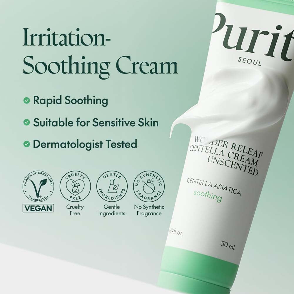 Purito Wonder Releaf Centella Cream Unscented