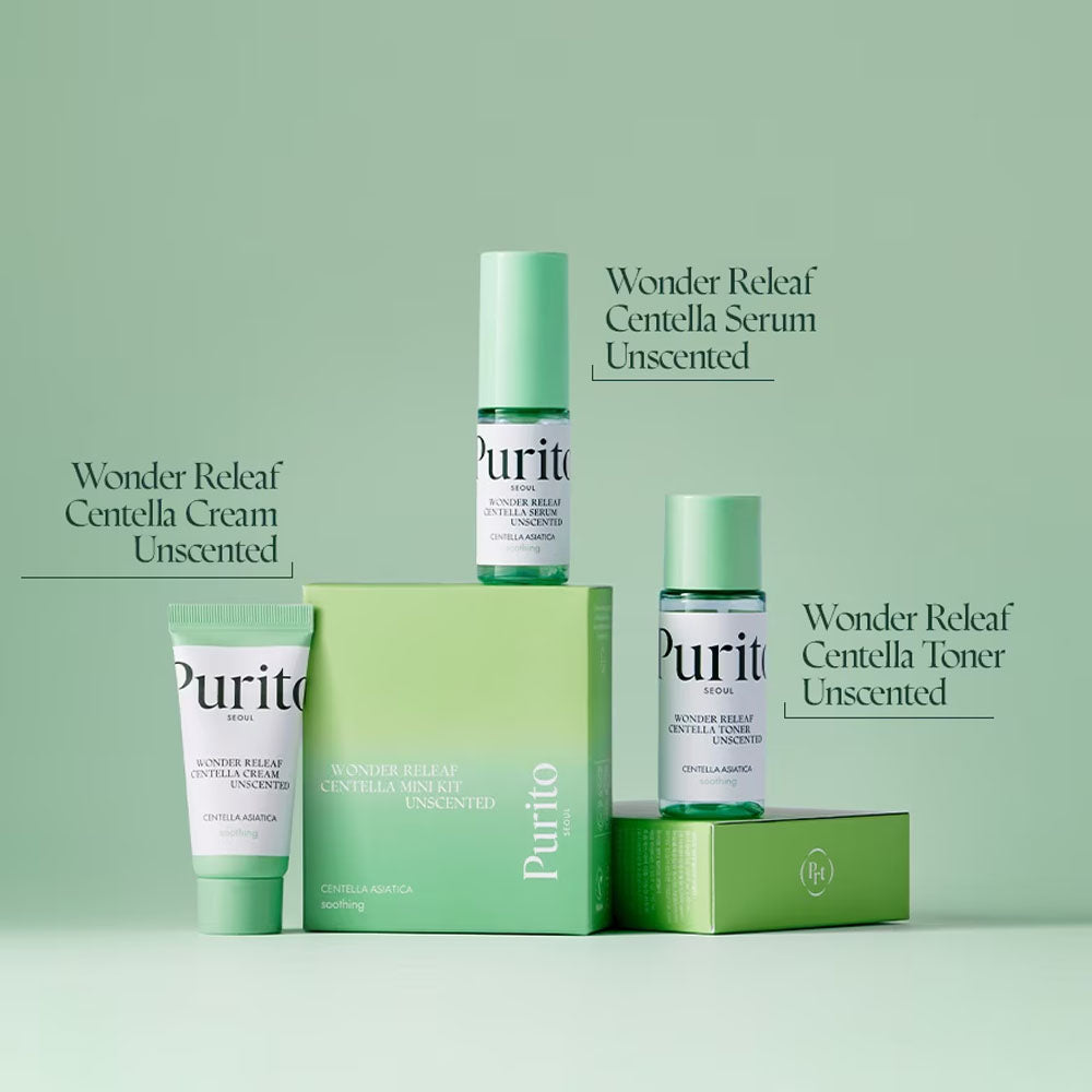 Purito Wonder Releaf Centella Mini Kit Unscented