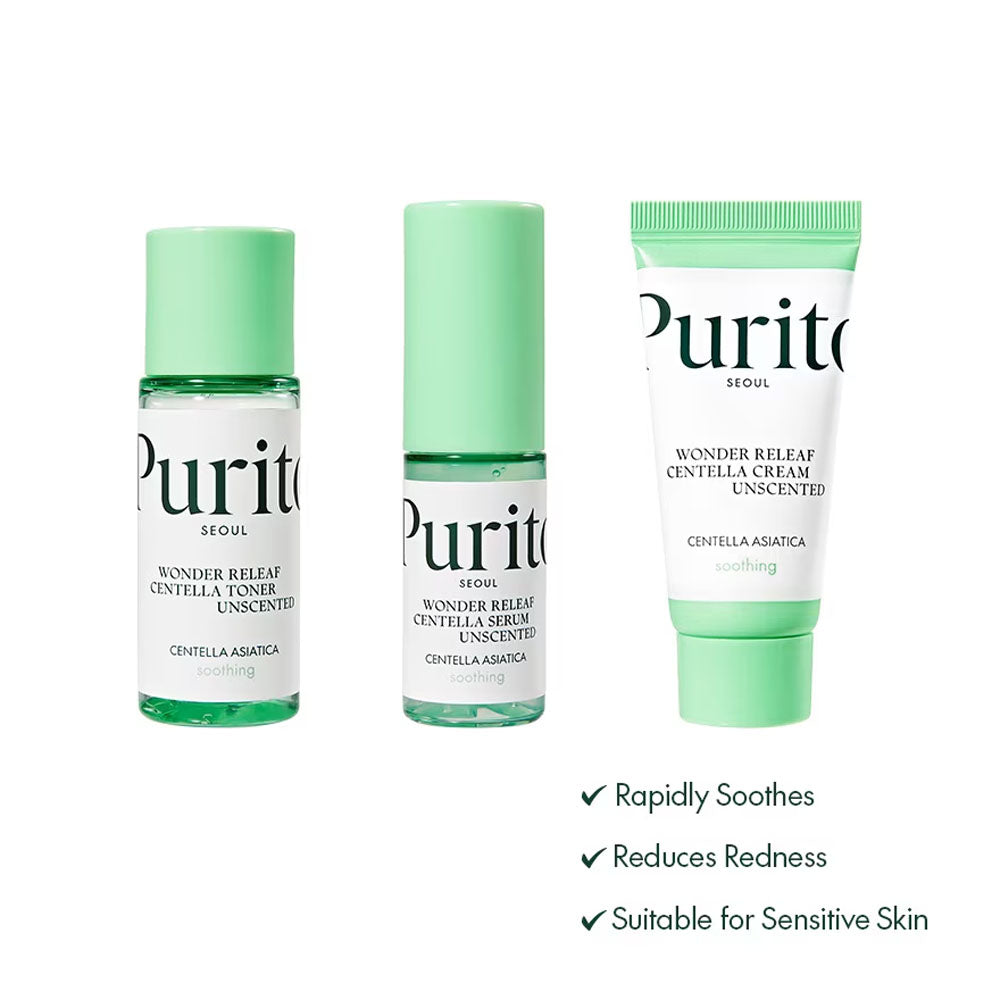 Purito Wonder Releaf Centella Mini Kit Unscented