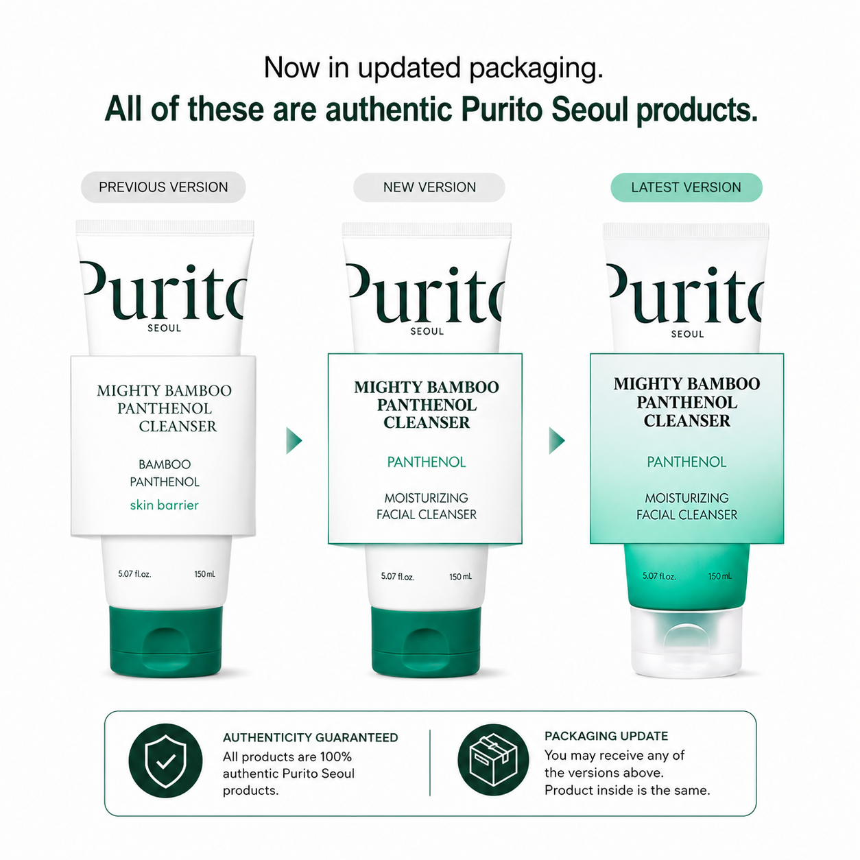 Purito Mighty Bamboo Panthenol Cleanser