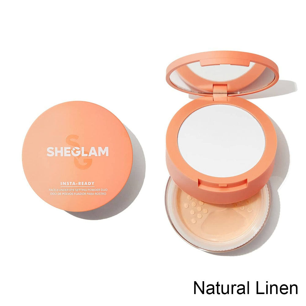 SHEGLAM Insta-Ready Face & Under Eye Setting Powder Duo