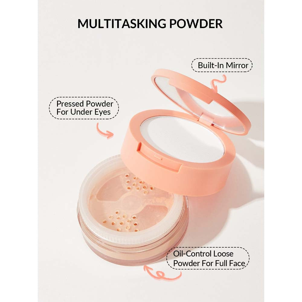 SHEGLAM Insta-Ready Face & Under Eye Setting Powder Duo