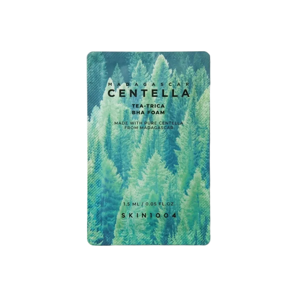 SKIN1004 Madagascar Centella Tea Trica BHA Foam Sachet
