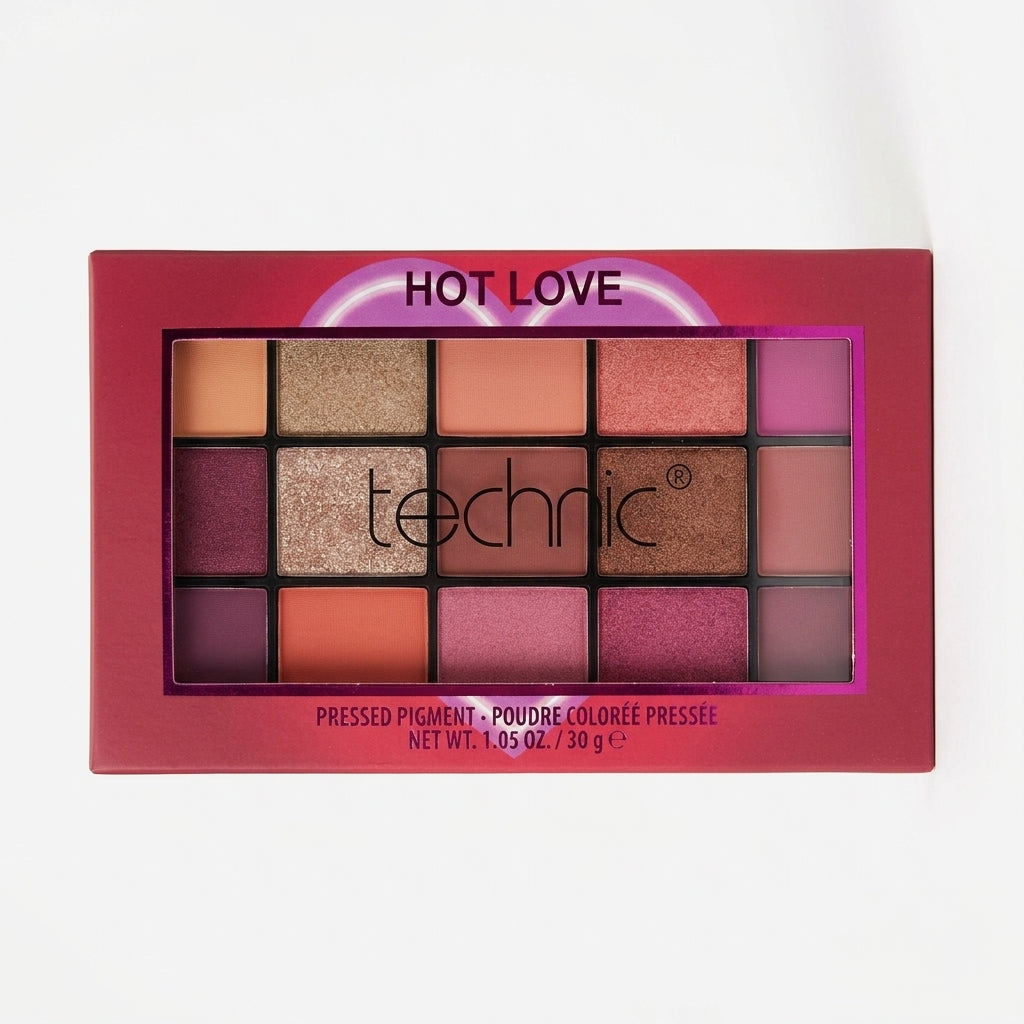 Technic Hot Love Pressed Pigment Eyeshadow Palette