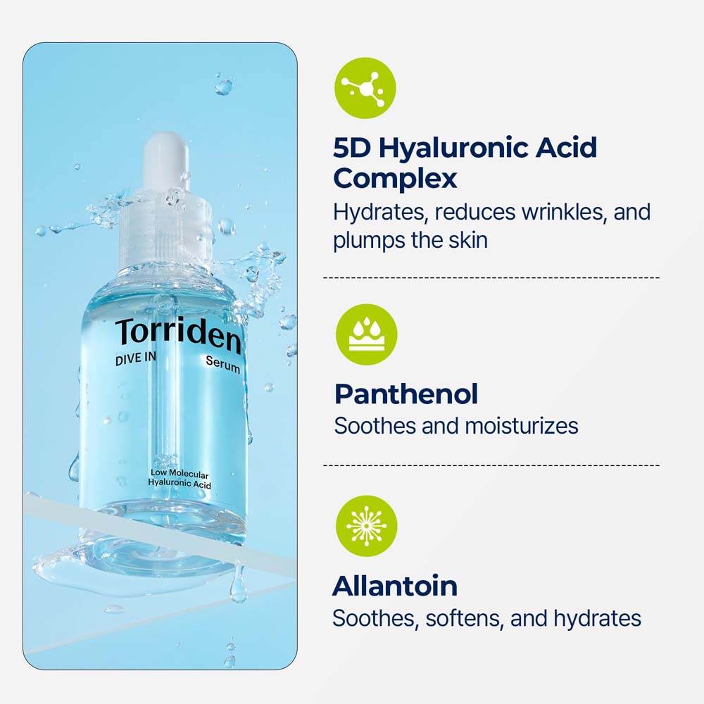 Torriden Dive-in Low Molecular Hyaluronic Acid Serum 50ml