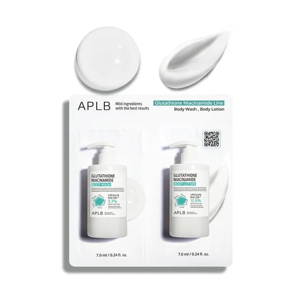 APLB Glutathione Niacinamide Body 2-Types Sachet Set