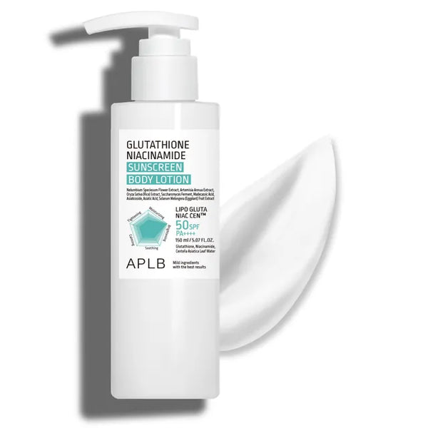 APLB Glutathione Niacinamide Sunscreen Body Lotion SPF50 PA++++