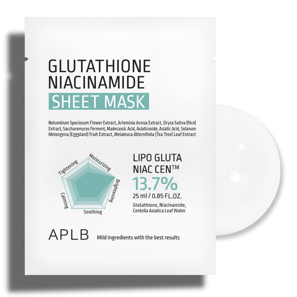 APLB Glutathione Niacinamide Sheet Mask