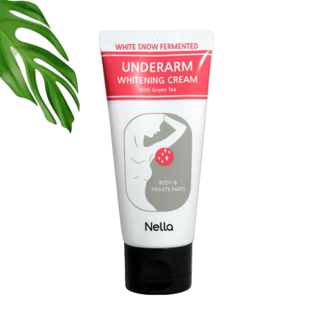 Nella - White Snow Fermented Underarm Whitening Cream With Green Tea