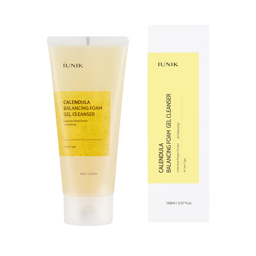 [iUNIK] Calendula Balancing Foam Gel Cleanser