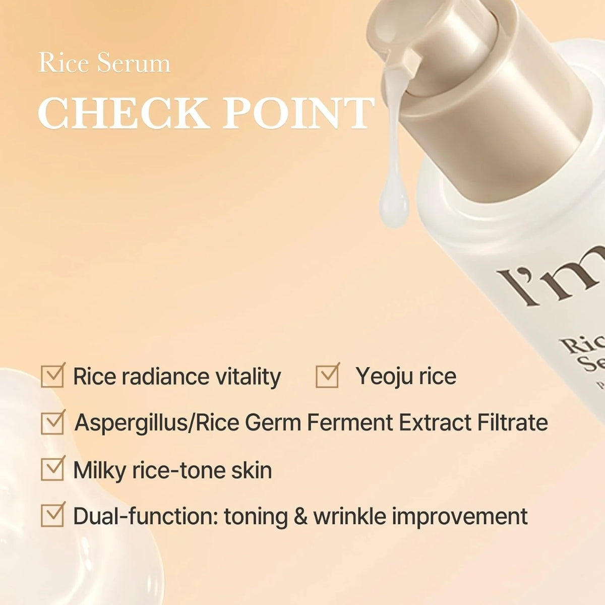 I'm from - Rice Serum