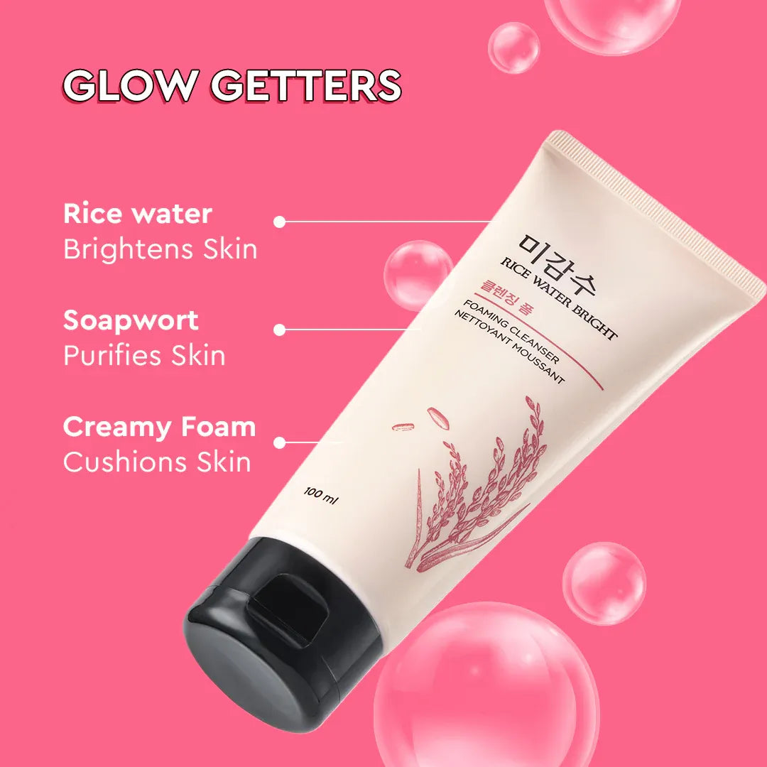 The Face Shop Rice Water Bright Foaming Cleanser