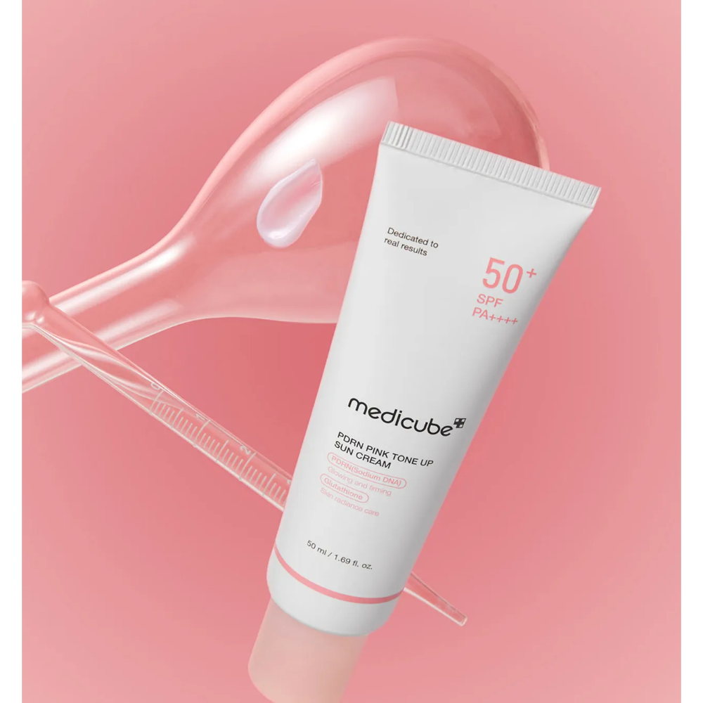 Medicube PDRN Pink Tone Up Sun Cream SPF50+