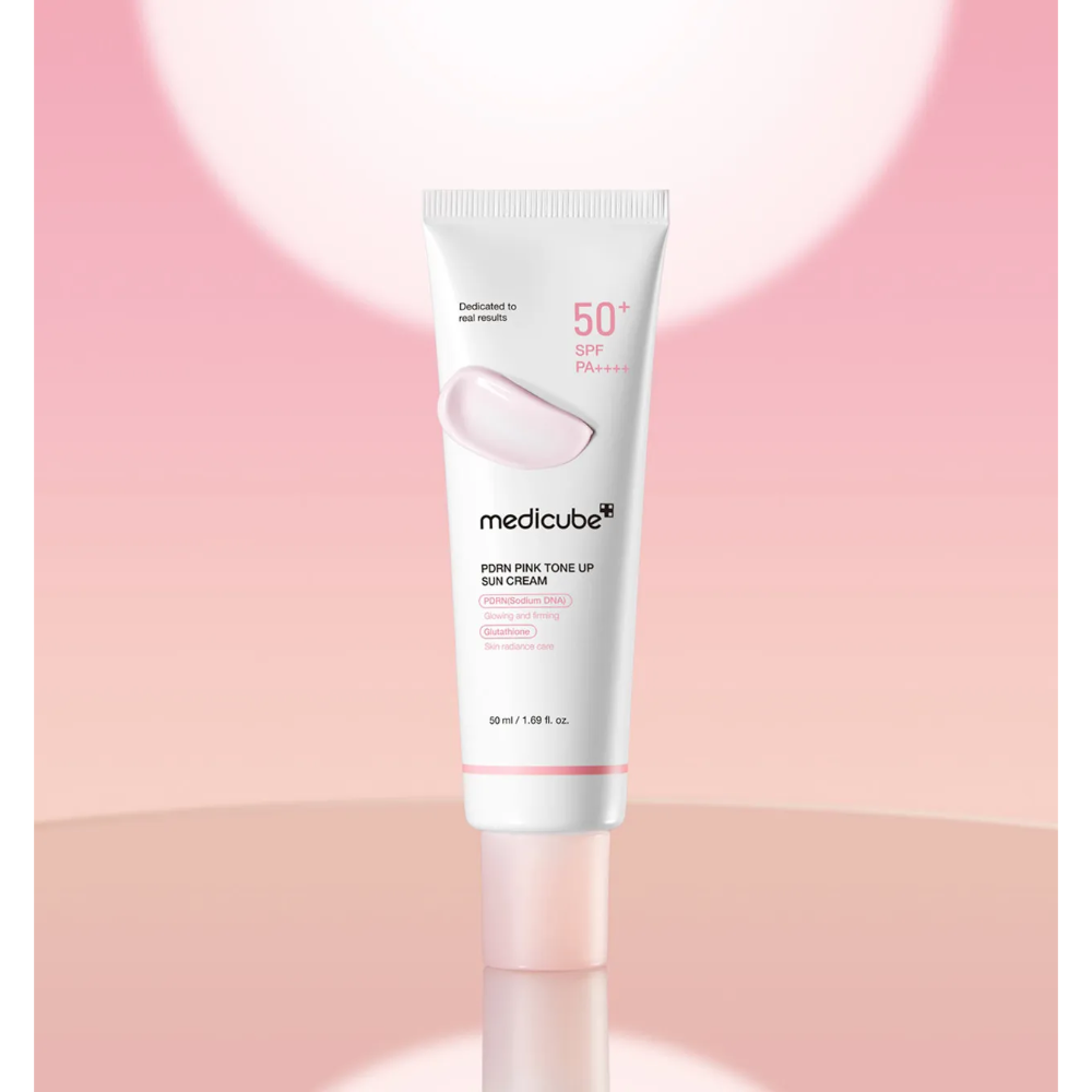 Medicube PDRN Pink Tone Up Sun Cream SPF50+